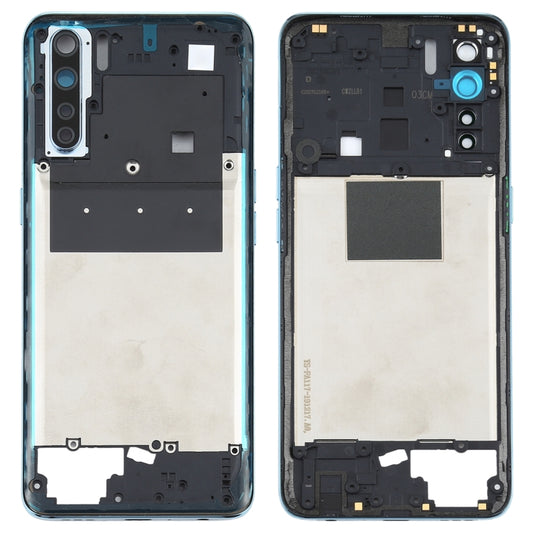 For OPPO A91/F15 PCPM00 CPH2001 CPH2021 Back Housing Frame (Baby Blue) - Frame Bezel Plate by buy2fix | Online Shopping UK | buy2fix