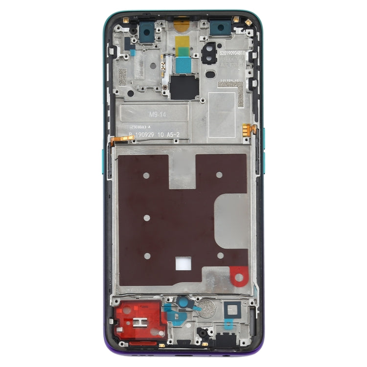 For OPPO Reno2 Z/Reno2 F PCKM70 PCKT00 CPH1945 CPH1951 CPH1989 Front Housing LCD Frame Bezel Plate (Green) - Frame Bezel Plate by buy2fix | Online Shopping UK | buy2fix