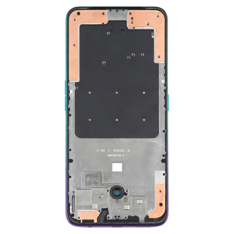 For OPPO Reno2 Z/Reno2 F PCKM70 PCKT00 CPH1945 CPH1951 CPH1989 Front Housing LCD Frame Bezel Plate (Green) - Frame Bezel Plate by buy2fix | Online Shopping UK | buy2fix