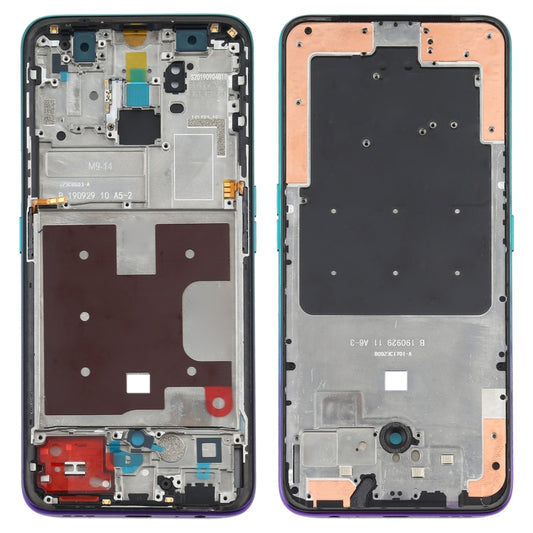 For OPPO Reno2 Z/Reno2 F PCKM70 PCKT00 CPH1945 CPH1951 CPH1989 Front Housing LCD Frame Bezel Plate (Green) - Frame Bezel Plate by buy2fix | Online Shopping UK | buy2fix