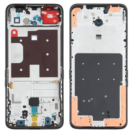 For OPPO Reno2 Z/Reno2 F PCKM70 PCKT00 CPH1945 CPH1951 CPH1989 Front Housing LCD Frame Bezel Plate (Black) - Frame Bezel Plate by buy2fix | Online Shopping UK | buy2fix