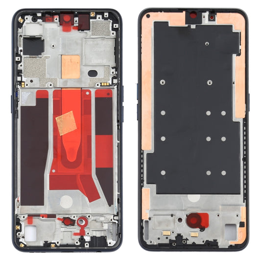 For OPPO Reno3 5G/Reno3 4G PCHM30 CPH2043 Front Housing LCD Frame Bezel Plate (Black) - Frame Bezel Plate by buy2fix | Online Shopping UK | buy2fix