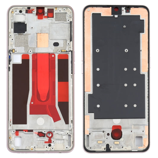 For OPPO Reno3 5G/Reno3 4G PCHM30 CPH2043 Front Housing LCD Frame Bezel Plate (Gold) - Frame Bezel Plate by buy2fix | Online Shopping UK | buy2fix