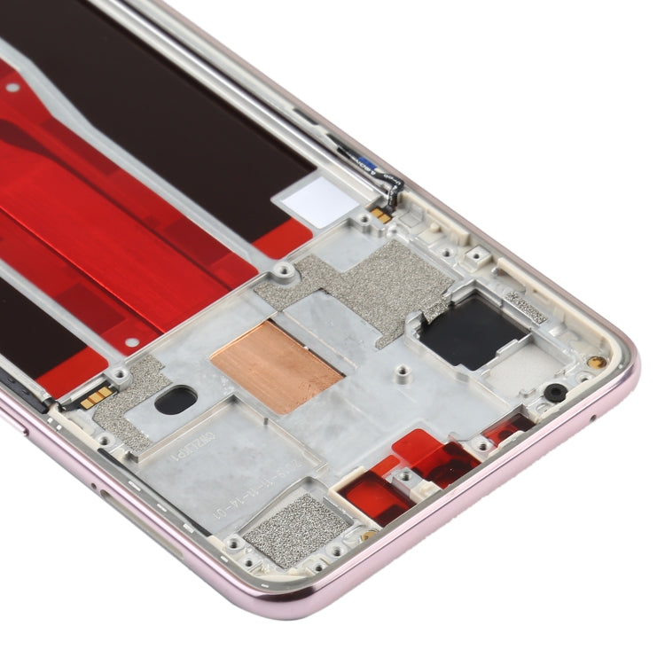 For OPPO Reno3 5G/Reno3 4G PCHM30 CPH2043 Front Housing LCD Frame Bezel Plate (Gold) - Frame Bezel Plate by buy2fix | Online Shopping UK | buy2fix