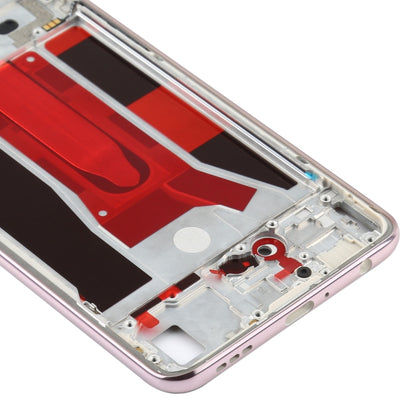 For OPPO Reno3 5G/Reno3 4G PCHM30 CPH2043 Front Housing LCD Frame Bezel Plate (Gold) - Frame Bezel Plate by buy2fix | Online Shopping UK | buy2fix