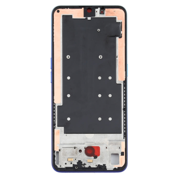 For OPPO Reno3 5G/Reno3 4G PCHM30 CPH2043 Front Housing LCD Frame Bezel Plate (Baby Blue) - Frame Bezel Plate by buy2fix | Online Shopping UK | buy2fix