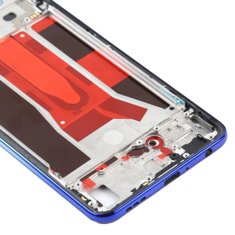 For OPPO Reno3 5G/Reno3 4G PCHM30 CPH2043 Front Housing LCD Frame Bezel Plate (Baby Blue) - Frame Bezel Plate by buy2fix | Online Shopping UK | buy2fix