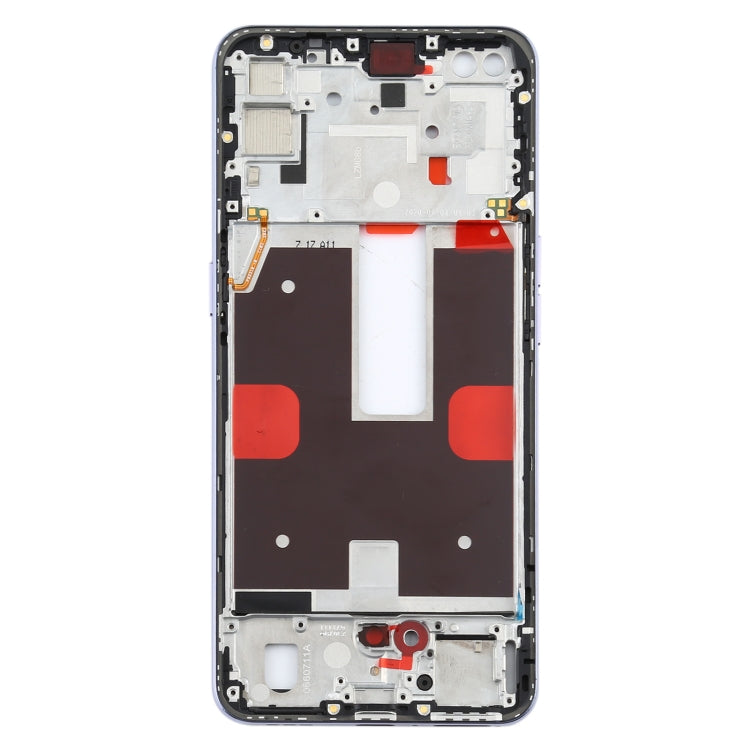 For OPPO Reno4 5G PDPM00, PDPT00, CPH2091 Front Housing LCD Frame Bezel Plate (Purple) - Frame Bezel Plate by buy2fix | Online Shopping UK | buy2fix
