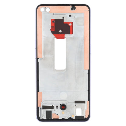 For OPPO Reno4 5G PDPM00, PDPT00, CPH2091 Front Housing LCD Frame Bezel Plate (Purple) - Frame Bezel Plate by buy2fix | Online Shopping UK | buy2fix