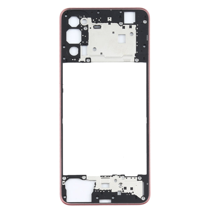 For OPPO Reno4 5G Back Housing Frame(Black) - Frame Bezel Plate by buy2fix | Online Shopping UK | buy2fix
