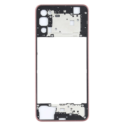 For OPPO Reno4 5G Back Housing Frame(Black) - Frame Bezel Plate by buy2fix | Online Shopping UK | buy2fix