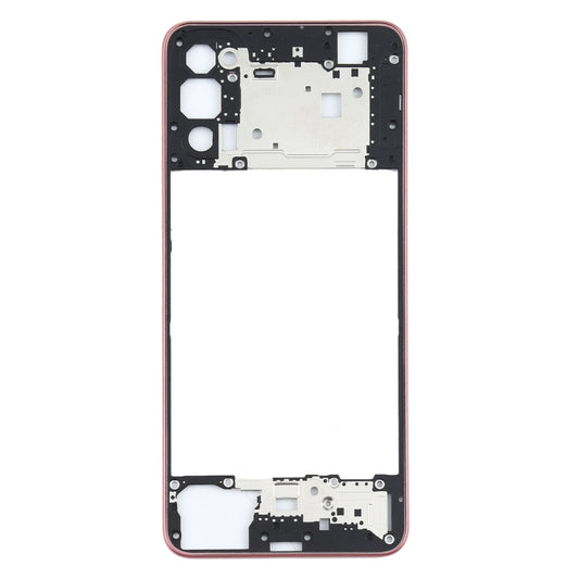 For OPPO Reno4 5G Back Housing Frame(Black) - Frame Bezel Plate by buy2fix | Online Shopping UK | buy2fix