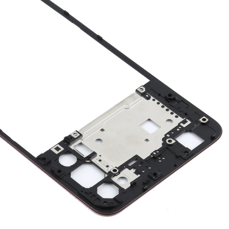 For OPPO Reno4 5G Back Housing Frame(Black) - Frame Bezel Plate by buy2fix | Online Shopping UK | buy2fix