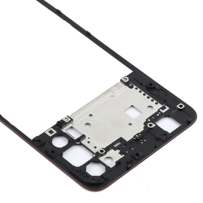 For OPPO Reno4 5G Back Housing Frame(Black) - Frame Bezel Plate by buy2fix | Online Shopping UK | buy2fix