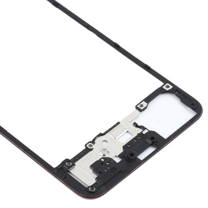 For OPPO Reno4 5G Back Housing Frame(Black) - Frame Bezel Plate by buy2fix | Online Shopping UK | buy2fix