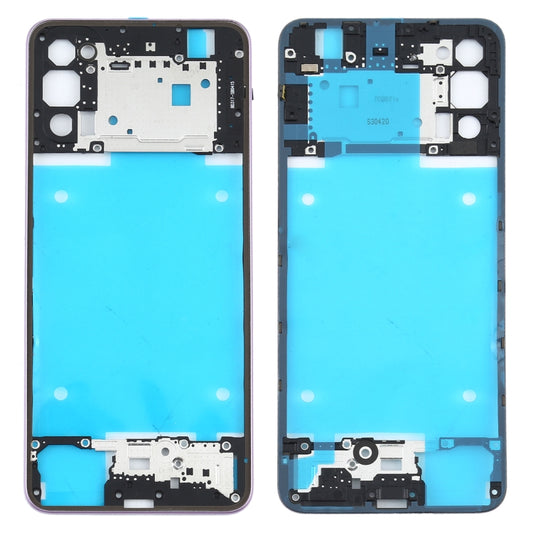 For OPPO Reno4 5G Back Housing Frame(Gold) - Frame Bezel Plate by buy2fix | Online Shopping UK | buy2fix
