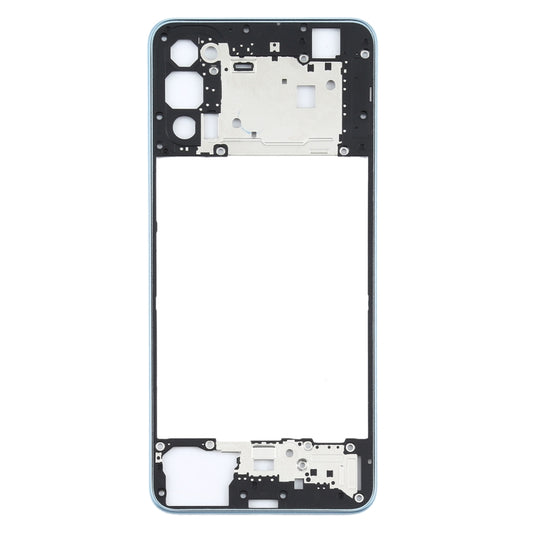 For OPPO Reno4 5G Back Housing Frame(Baby Blue) - Frame Bezel Plate by buy2fix | Online Shopping UK | buy2fix