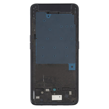 For OPPO Reno 5G/Reno 4G PCAM00 PCAT00 CPH1917 CPH1921 Front Housing LCD Frame Bezel Plate (Black) - Frame Bezel Plate by buy2fix | Online Shopping UK | buy2fix