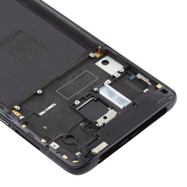 For OPPO Reno 5G/Reno 4G PCAM00 PCAT00 CPH1917 CPH1921 Front Housing LCD Frame Bezel Plate (Black) - Frame Bezel Plate by buy2fix | Online Shopping UK | buy2fix