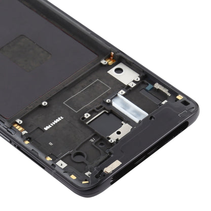 For OPPO Reno 5G/Reno 4G PCAM00 PCAT00 CPH1917 CPH1921 Front Housing LCD Frame Bezel Plate (Black) - Frame Bezel Plate by buy2fix | Online Shopping UK | buy2fix