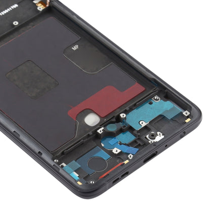 For OPPO Reno 5G/Reno 4G PCAM00 PCAT00 CPH1917 CPH1921 Front Housing LCD Frame Bezel Plate (Black) - Frame Bezel Plate by buy2fix | Online Shopping UK | buy2fix