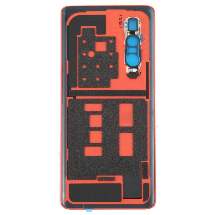 For OPPO Find X2 Pro CPH2025 PDEM30 Original Leather Material Battery Back Cover (Orange) by buy2fix
