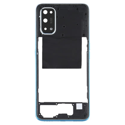For OPPO Realme X7 Back Housing Frame (Blue) - Frame Bezel Plate by buy2fix | Online Shopping UK | buy2fix