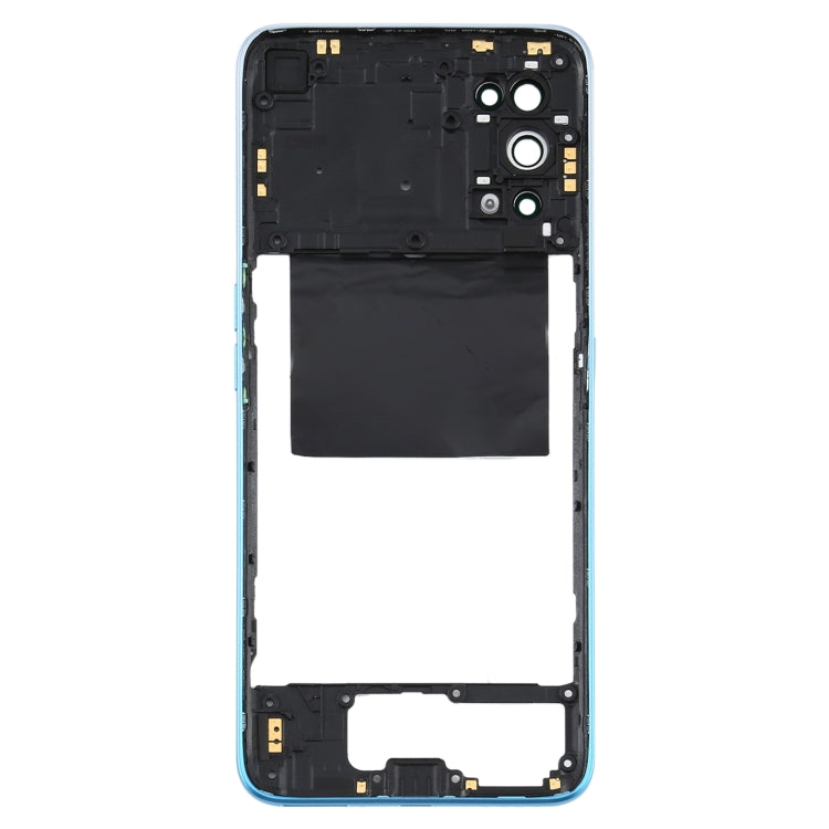 For OPPO Realme X7 Back Housing Frame (Blue) - Frame Bezel Plate by buy2fix | Online Shopping UK | buy2fix