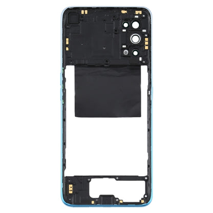 For OPPO Realme X7 Back Housing Frame (Blue) - Frame Bezel Plate by buy2fix | Online Shopping UK | buy2fix