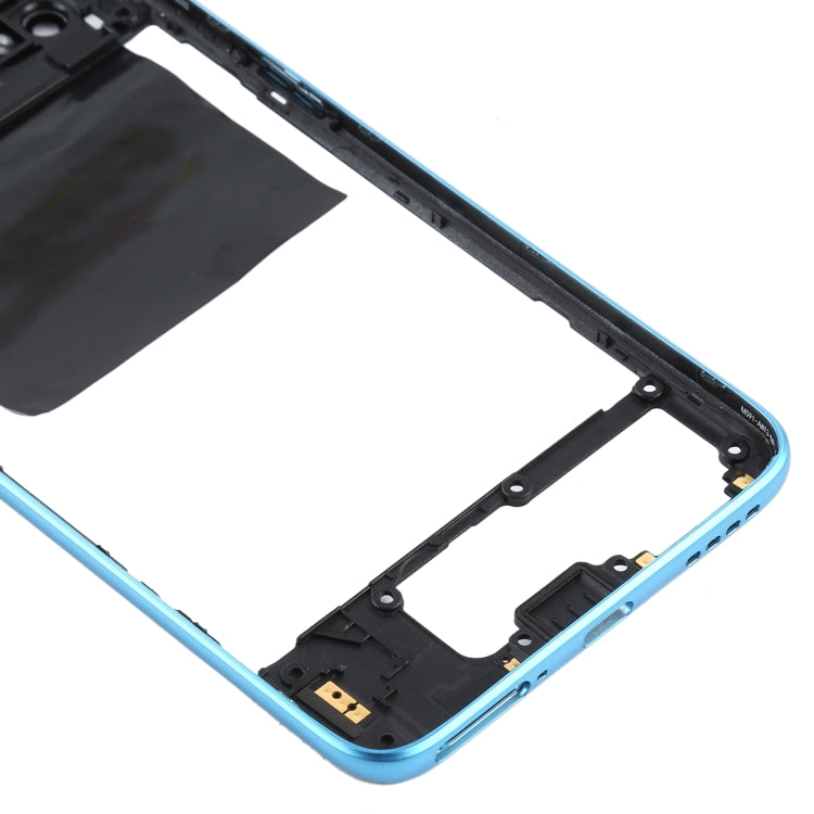 For OPPO Realme X7 Back Housing Frame (Blue) - Frame Bezel Plate by buy2fix | Online Shopping UK | buy2fix