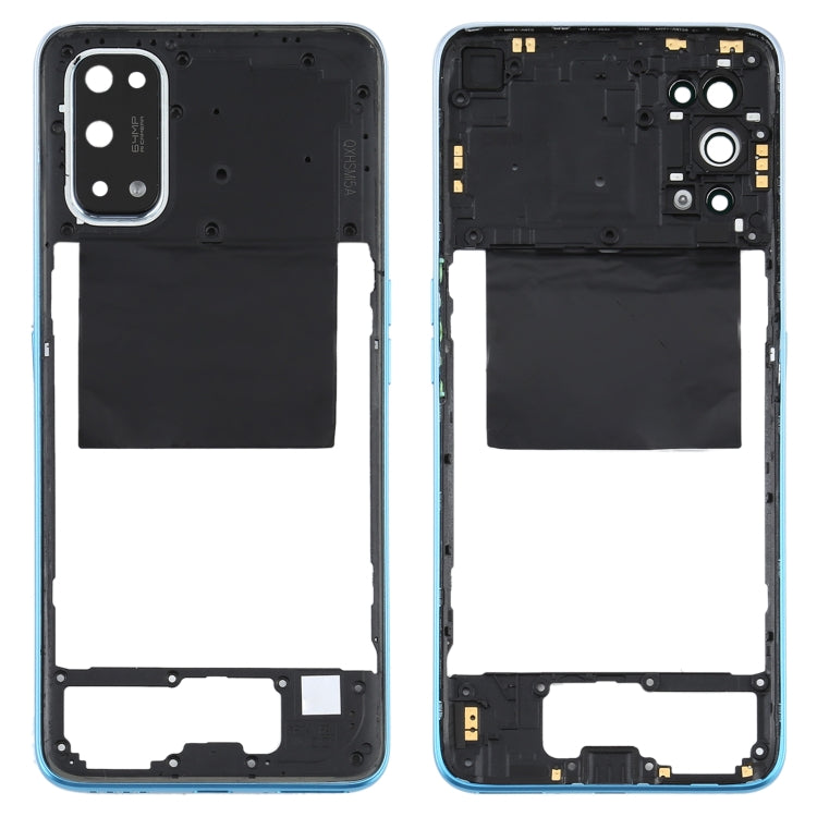 For OPPO Realme X7 Back Housing Frame (Blue) - Frame Bezel Plate by buy2fix | Online Shopping UK | buy2fix