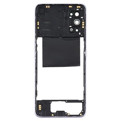 For OPPO Realme X7 Back Housing Frame (Purple) - Frame Bezel Plate by buy2fix | Online Shopping UK | buy2fix