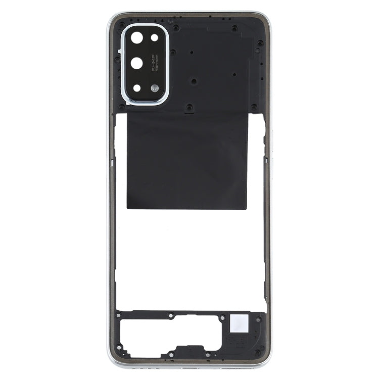 For OPPO Realme X7 Back Housing Frame (White) - Frame Bezel Plate by buy2fix | Online Shopping UK | buy2fix