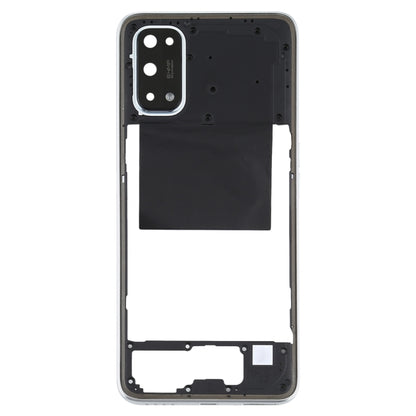 For OPPO Realme X7 Back Housing Frame (White) - Frame Bezel Plate by buy2fix | Online Shopping UK | buy2fix