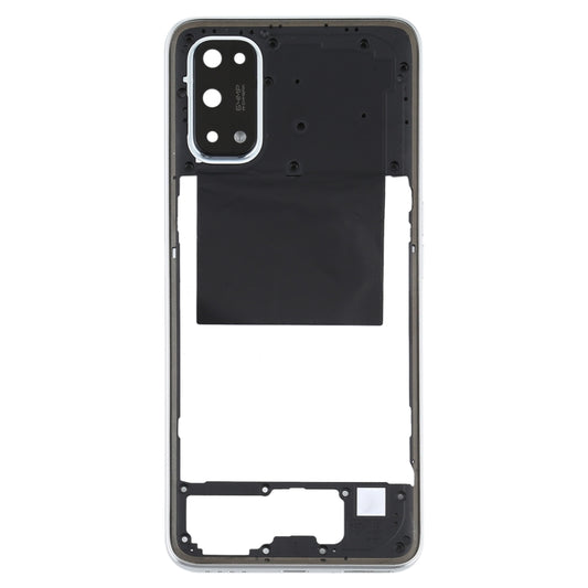 For OPPO Realme X7 Back Housing Frame (White) - Frame Bezel Plate by buy2fix | Online Shopping UK | buy2fix