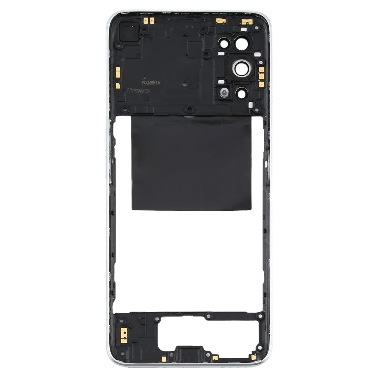For OPPO Realme X7 Back Housing Frame (White) - Frame Bezel Plate by buy2fix | Online Shopping UK | buy2fix