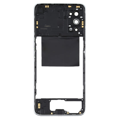 For OPPO Realme X7 Back Housing Frame (White) - Frame Bezel Plate by buy2fix | Online Shopping UK | buy2fix