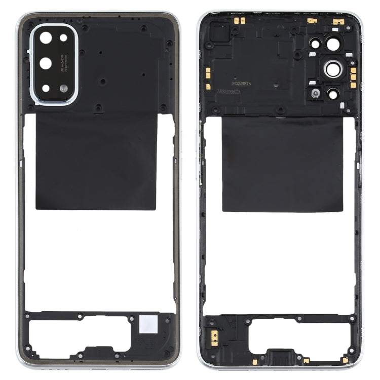 For OPPO Realme X7 Back Housing Frame (White) - Frame Bezel Plate by buy2fix | Online Shopping UK | buy2fix