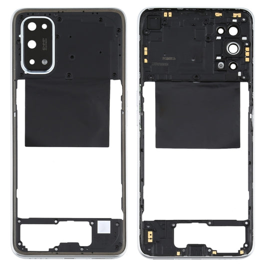 For OPPO Realme X7 Back Housing Frame (White) - Frame Bezel Plate by buy2fix | Online Shopping UK | buy2fix