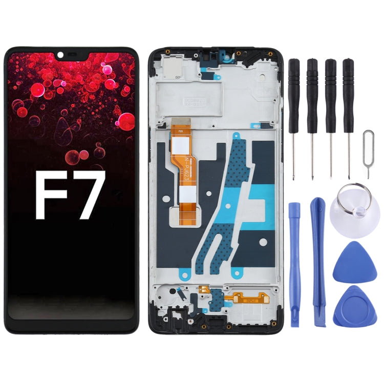 TFT LCD Screen for OPPO A3 / F7 PADM00 CPH1837 PADT00 CPH1819 CPH1821 Digitizer Full Assembly With Frame - LCD Screen by buy2fix | Online Shopping UK | buy2fix