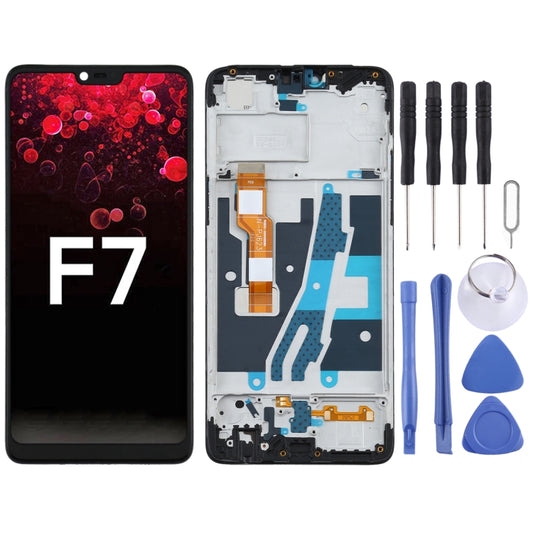 TFT LCD Screen for OPPO A3 / F7 PADM00 CPH1837 PADT00 CPH1819 CPH1821 Digitizer Full Assembly With Frame - LCD Screen by buy2fix | Online Shopping UK | buy2fix