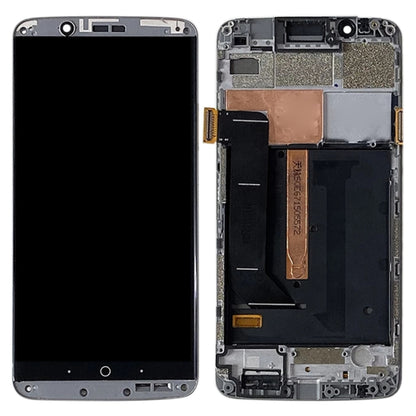 Original AMOLED LCD Screen for ZTE Axon 7 A2017 A2017U A2017G Digitizer Full Assembly With Frame (Grey) - For ZTE by buy2fix | Online Shopping UK | buy2fix