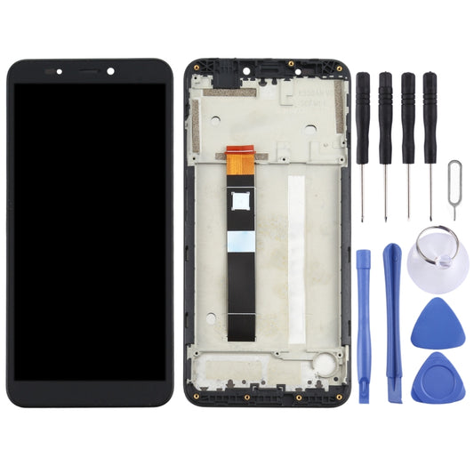 Original LCD Screen for Nokia C2 Digitizer Full Assembly With Frame (Black) - LCD Screen by buy2fix | Online Shopping UK | buy2fix