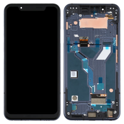 LCD Screen for LG G8s ThinQ LMG810, LM-G810, LMG810EAW with Digitizer Full Assembly With Frame (Black) - For LG by buy2fix | Online Shopping UK | buy2fix