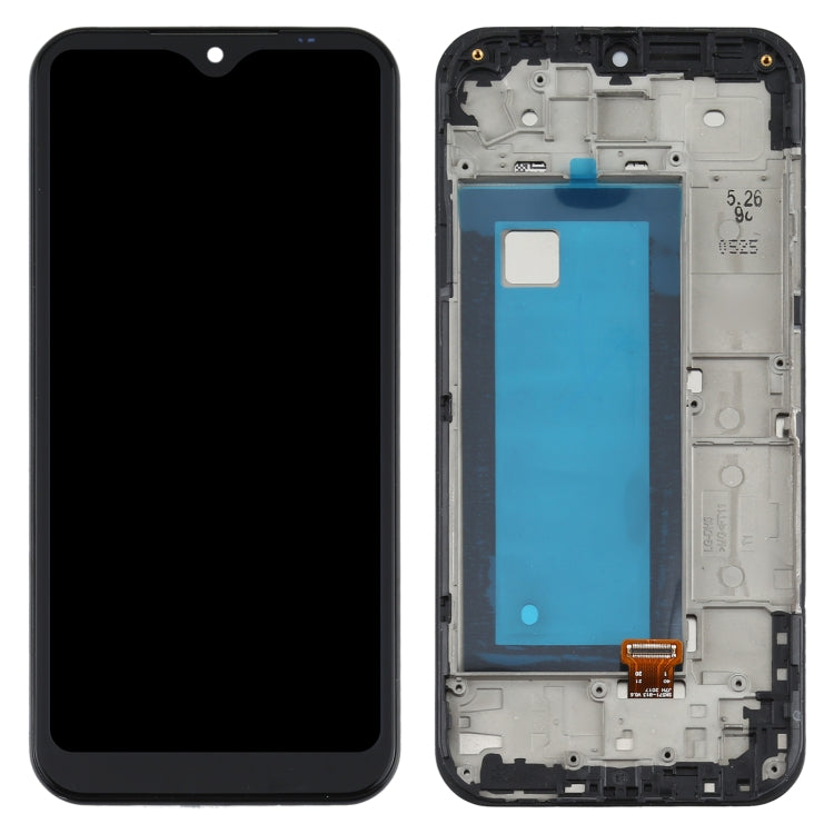 TFT LCD Screen for LG K31 LM-K300Q, LMK300 Digitizer Full Assembly with Frame(Black) by buy2fix