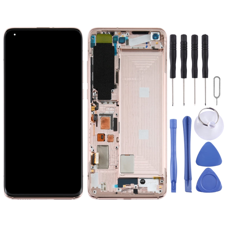 Original LCD Screen for Xiaomi Mi 10 5G / Mi 10 Pro 5GM2001J2G, M2001J2I S Version Digitizer Full Assembly with Frame(Gold) - LCD Screen by buy2fix | Online Shopping UK | buy2fix