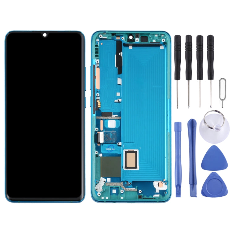 Original LCD Screen and Digitizer Full Assembly With Frame for Xiaomi Mi CC9 Pro / Mi Note 10 / Mi Note 10 Pro(Green) by buy2fix