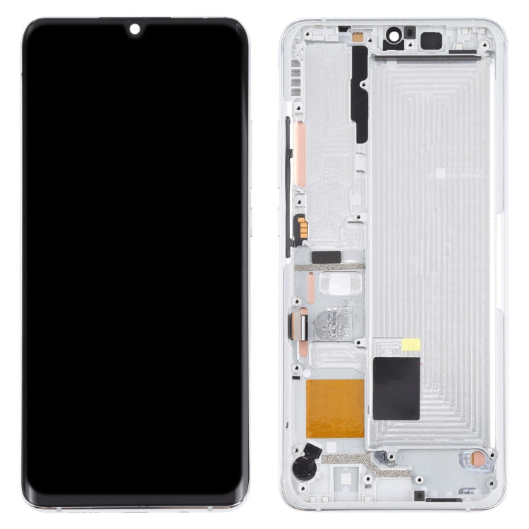 Original LCD Screen and Digitizer Full Assembly With Frame for Xiaomi Mi CC9 Pro / Mi Note 10 / Mi Note 10 Pro(White) by buy2fix