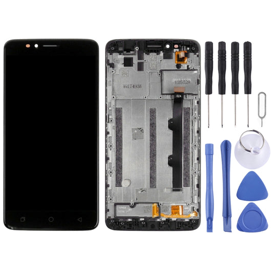LCD Screen and Digitizer Full Assembly With Frame for T-Mobile Revvl Plus c3701a(Black) - For T-Mobile by buy2fix | Online Shopping UK | buy2fix
