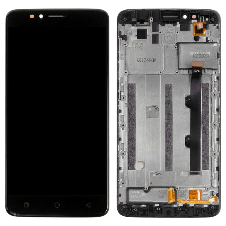 LCD Screen and Digitizer Full Assembly With Frame for T-Mobile Revvl Plus c3701a(Black) - For T-Mobile by buy2fix | Online Shopping UK | buy2fix